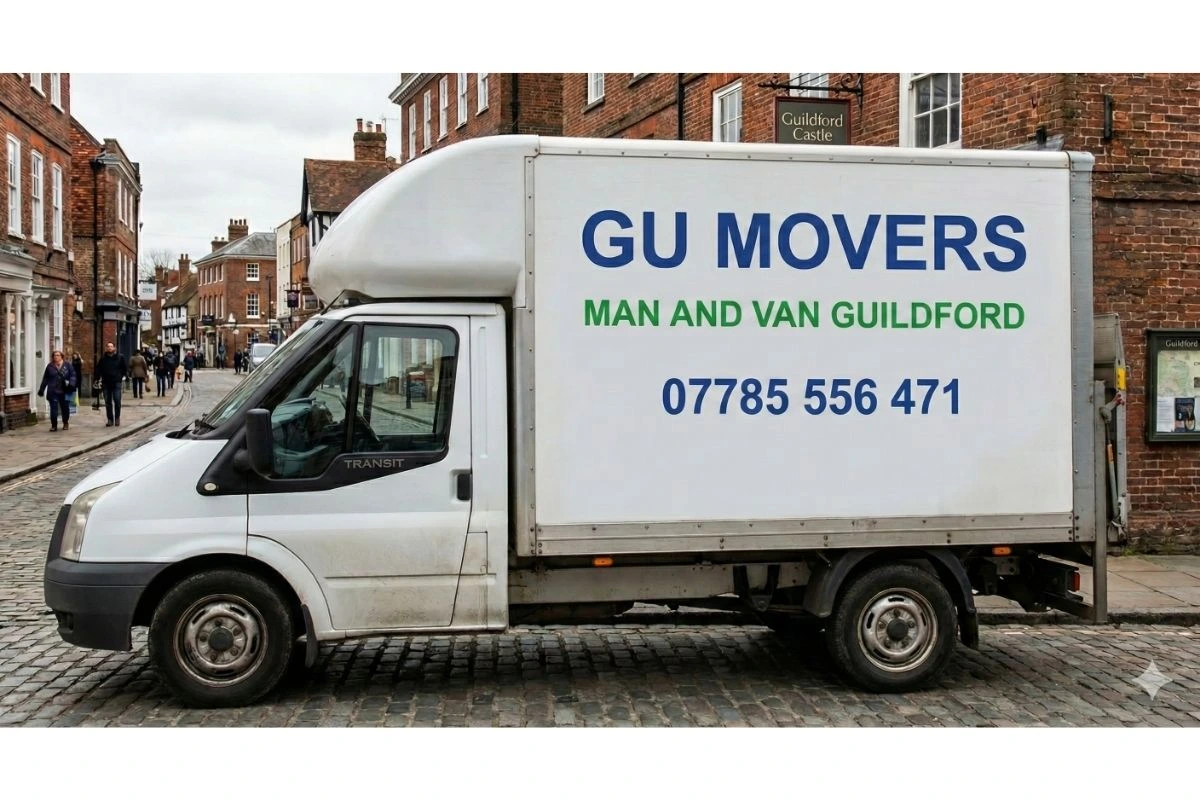 GU Movers 3.5T LWB Luton Van in Guildford